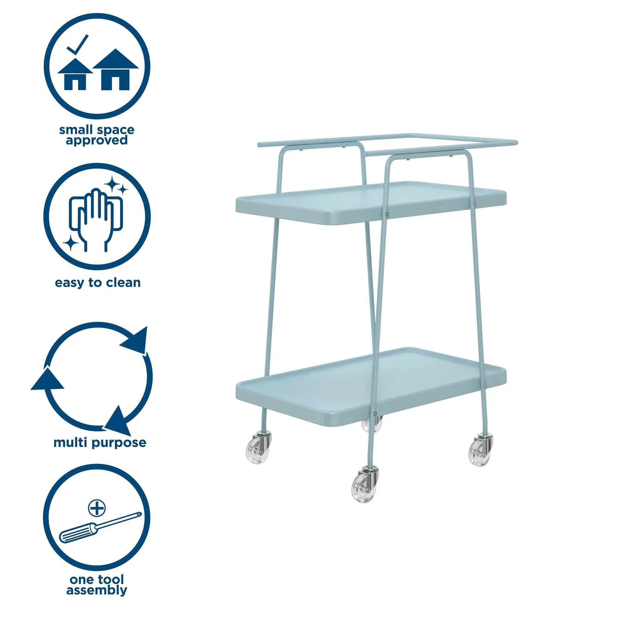 2 Tier Serving Cart