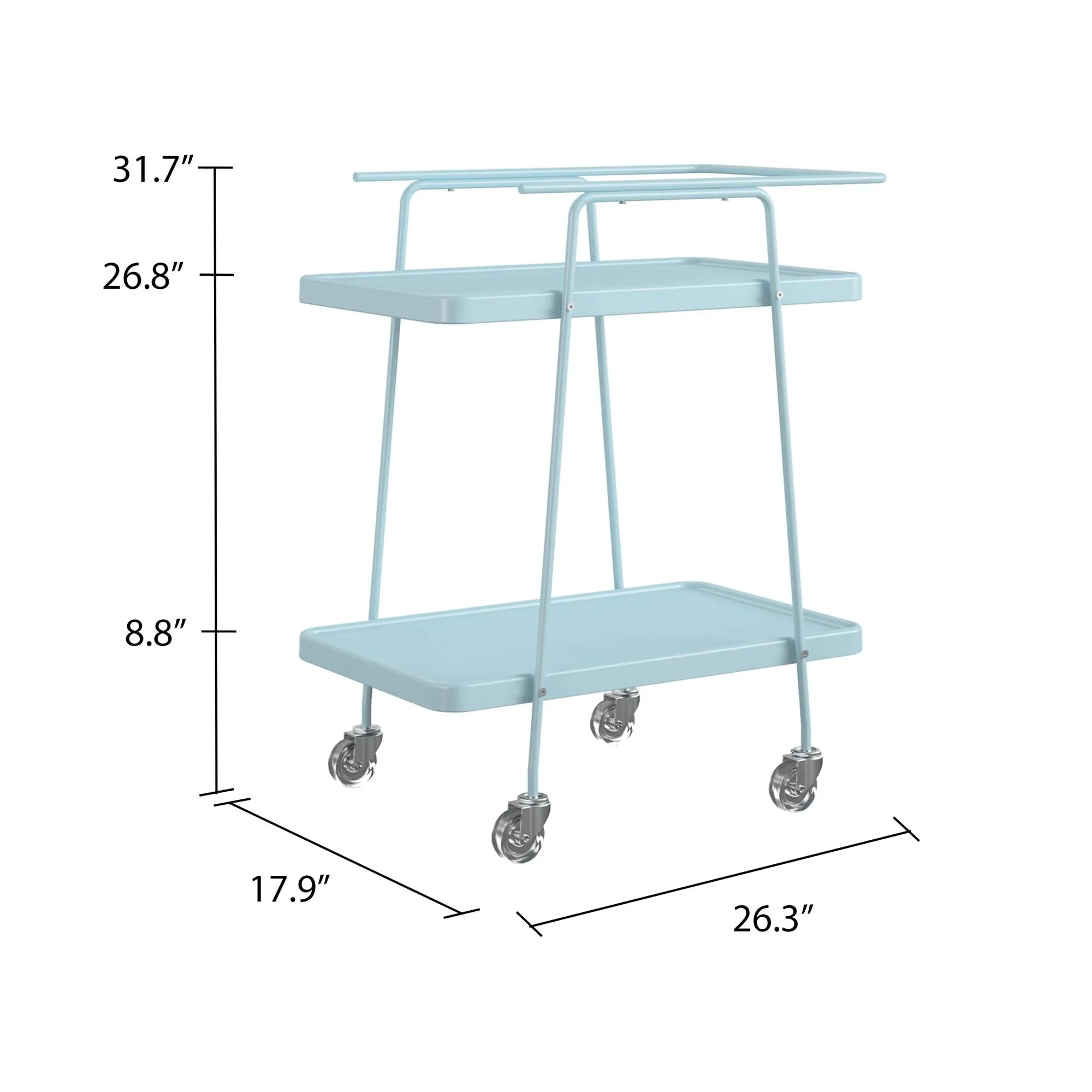 2 Tier Serving Cart