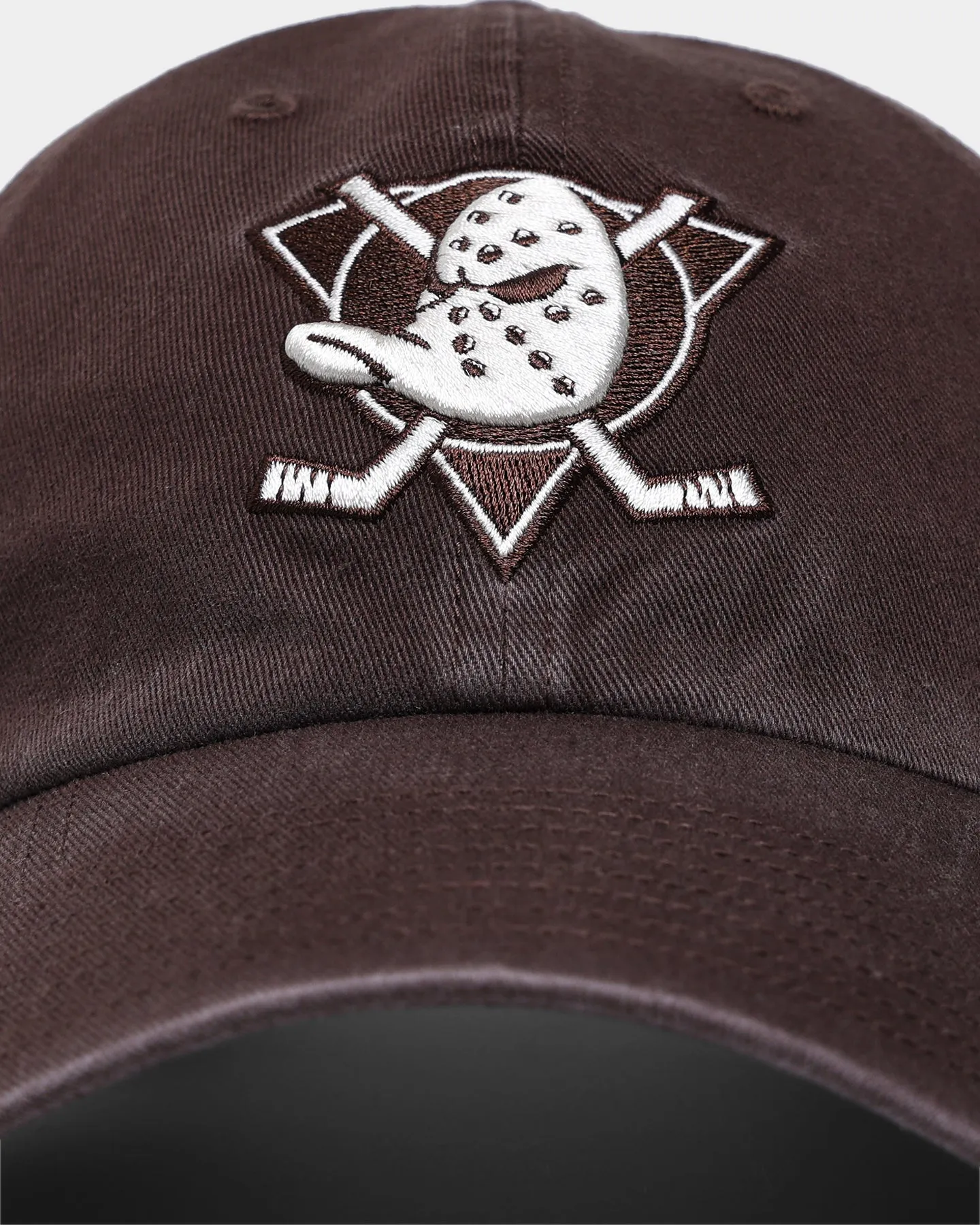 47 Brand Anaheim Ducks Clean Up Strapback Brown