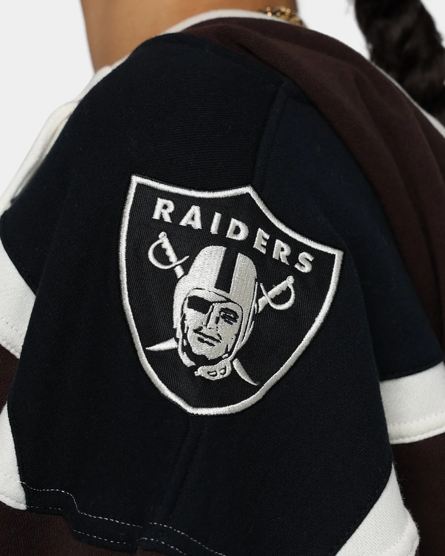 47 Brand Las Vegas Raiders Superior Lacer Hoodie Brown