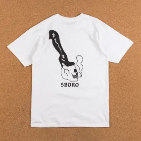 5Boro Skull & Heel T-Shirt - White