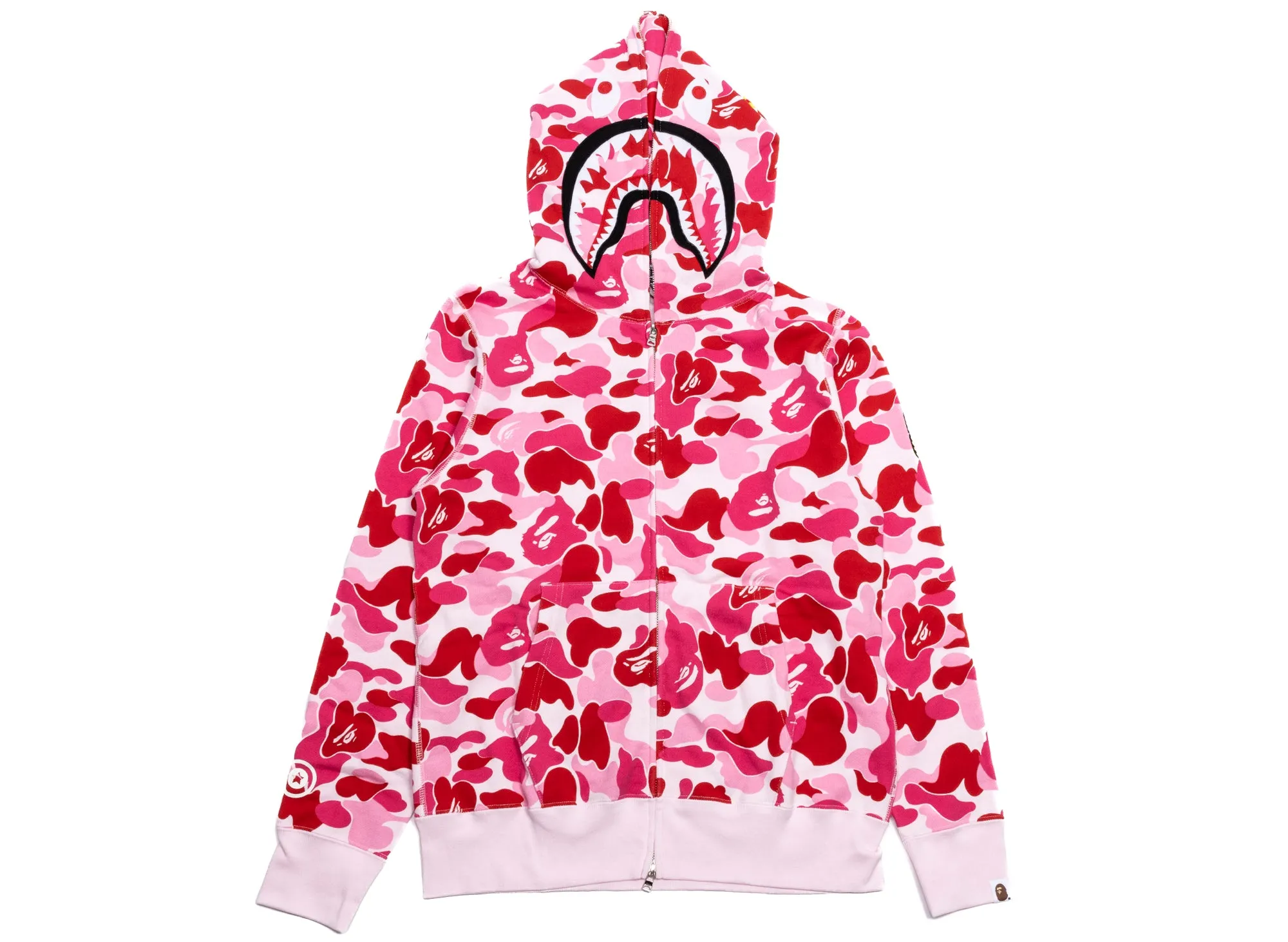 A Bathing Ape ABC Camo 2nd Ape Pullover Hoodie in Pink