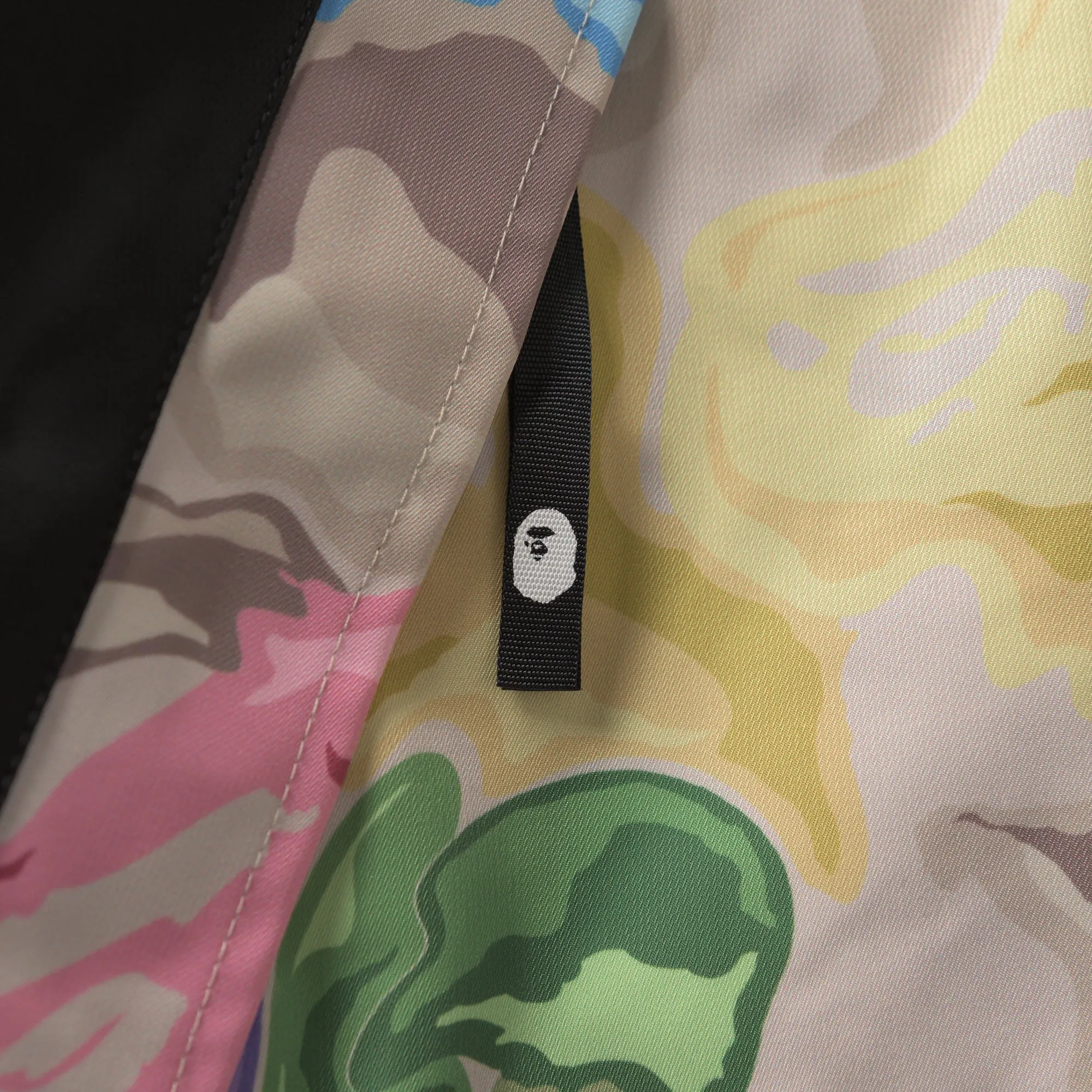 A Bathing Ape Art Camo Snowboard Jacket - Multi