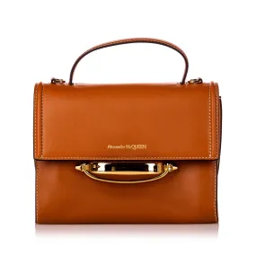 Alexander McQueen Story Leather Satchel (SHG-30826)