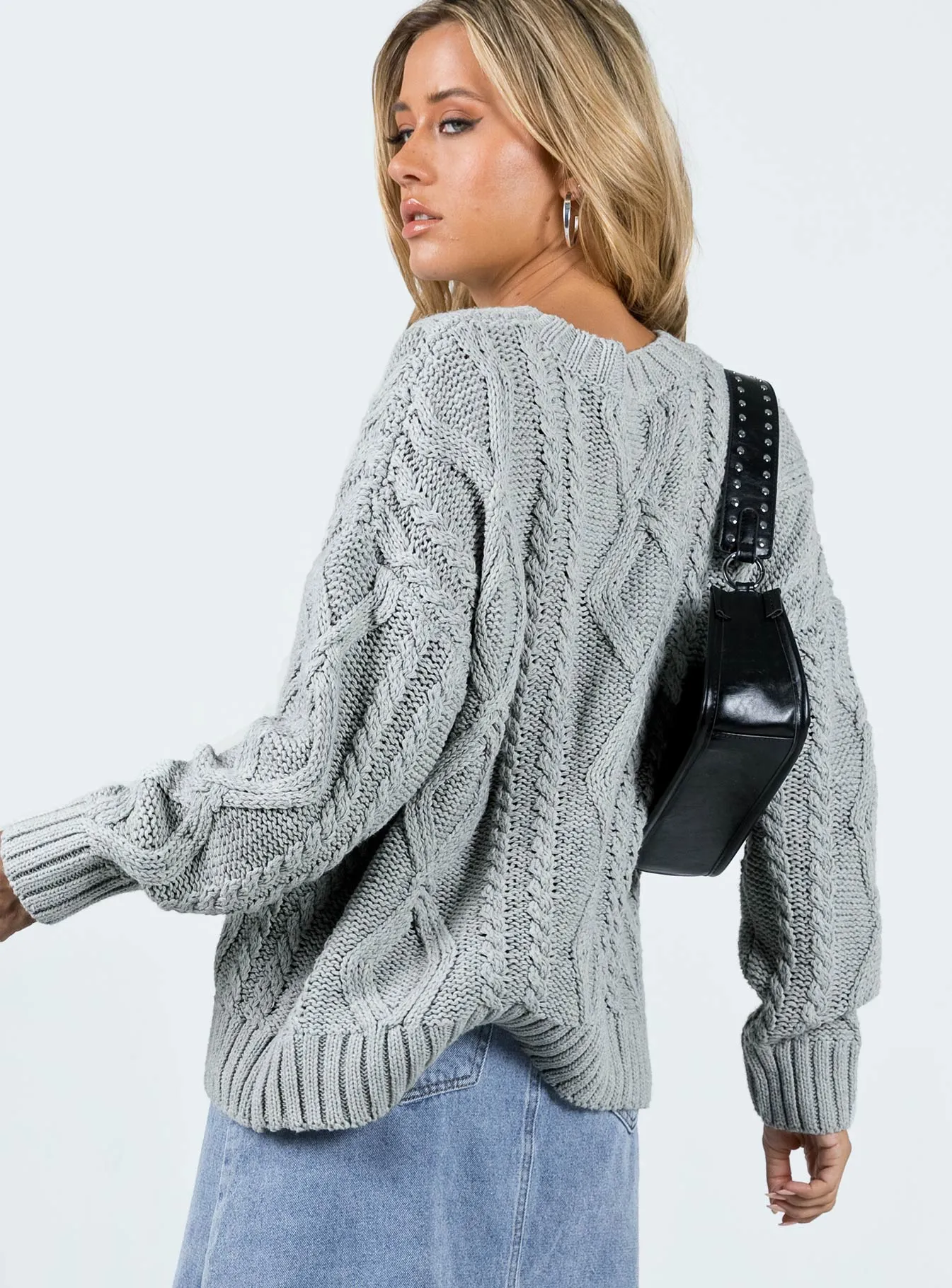 Anaya Oversized Sweater Grey