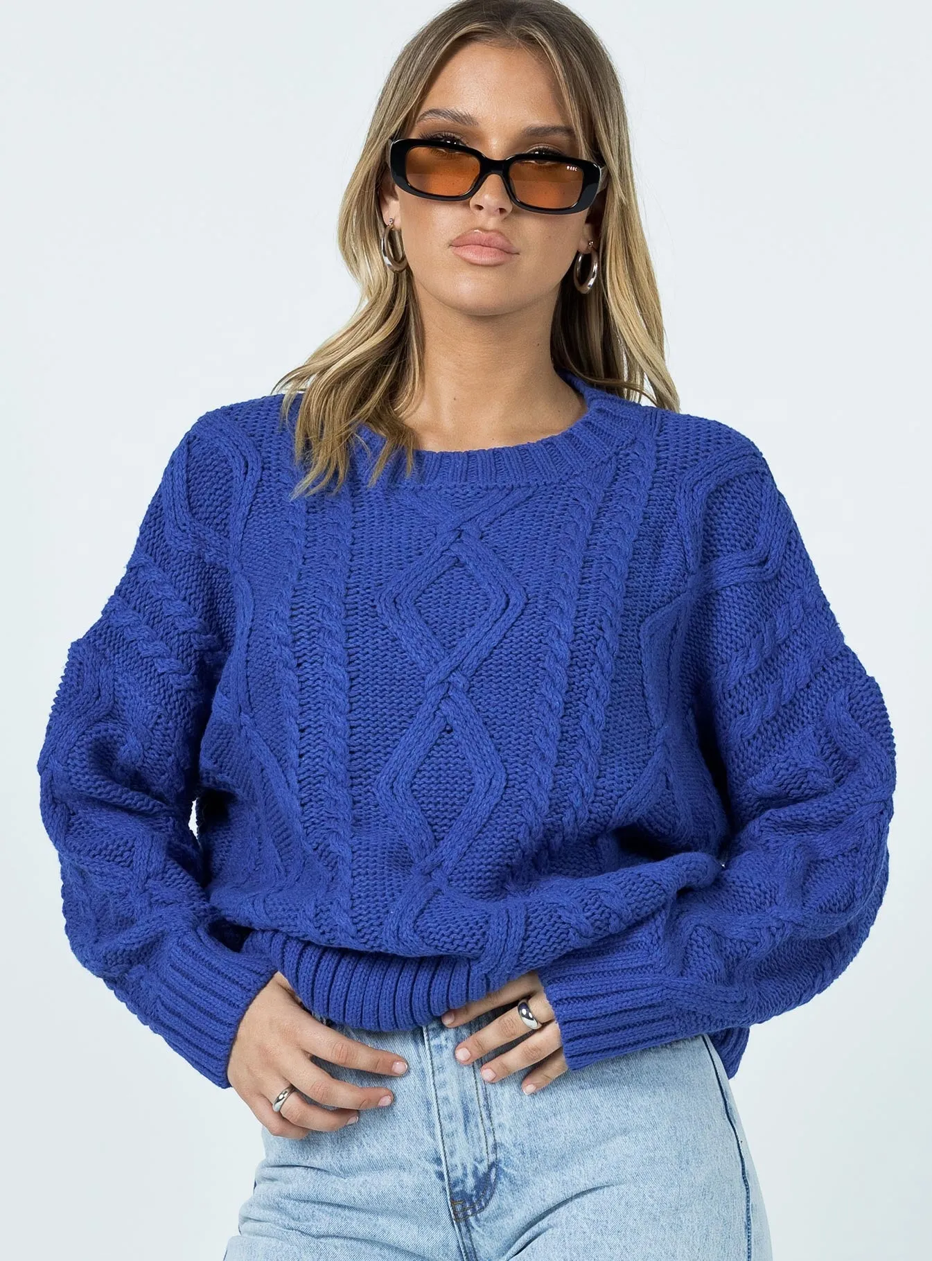 Anaya Oversized Sweater Monday Blues