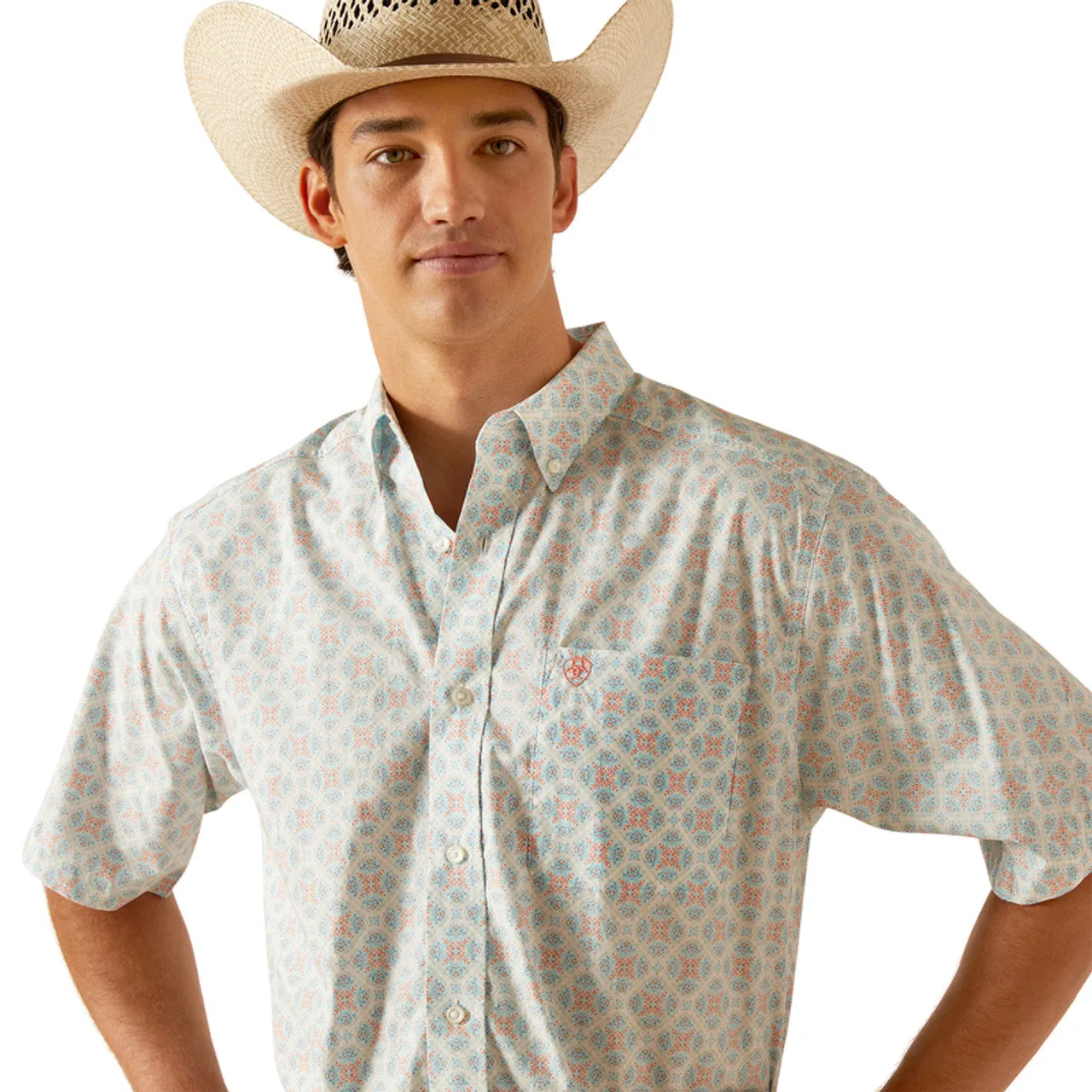 Ariat Men's Kai S/S Classic Fit Western Button Down Shirt