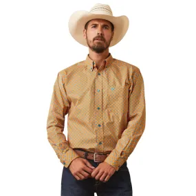 Ariat Men's Killian Fitted Shirt- Jasper Stone