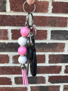 Bead and Tassel Keychain/Purse Charm