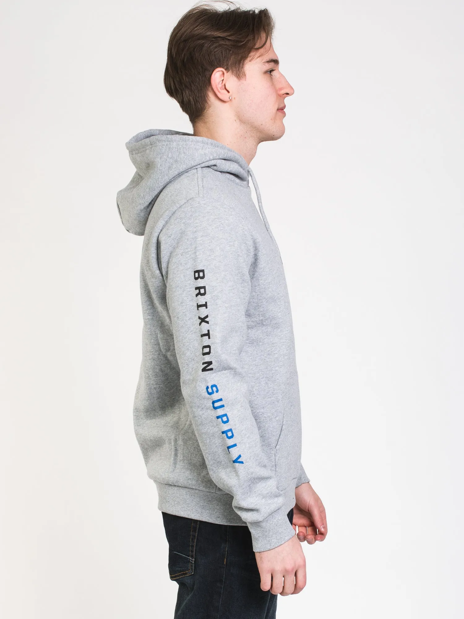 BRIXTON CREST PULLOVER HOODIE  - CLEARANCE