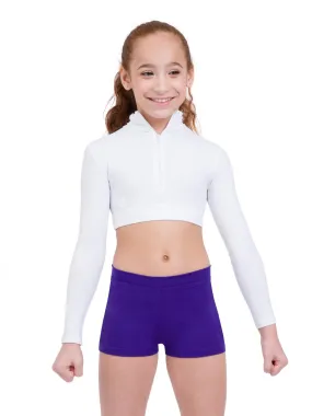 CAPEZIO TB107 Girls Turtleneck Long Sleeve Top