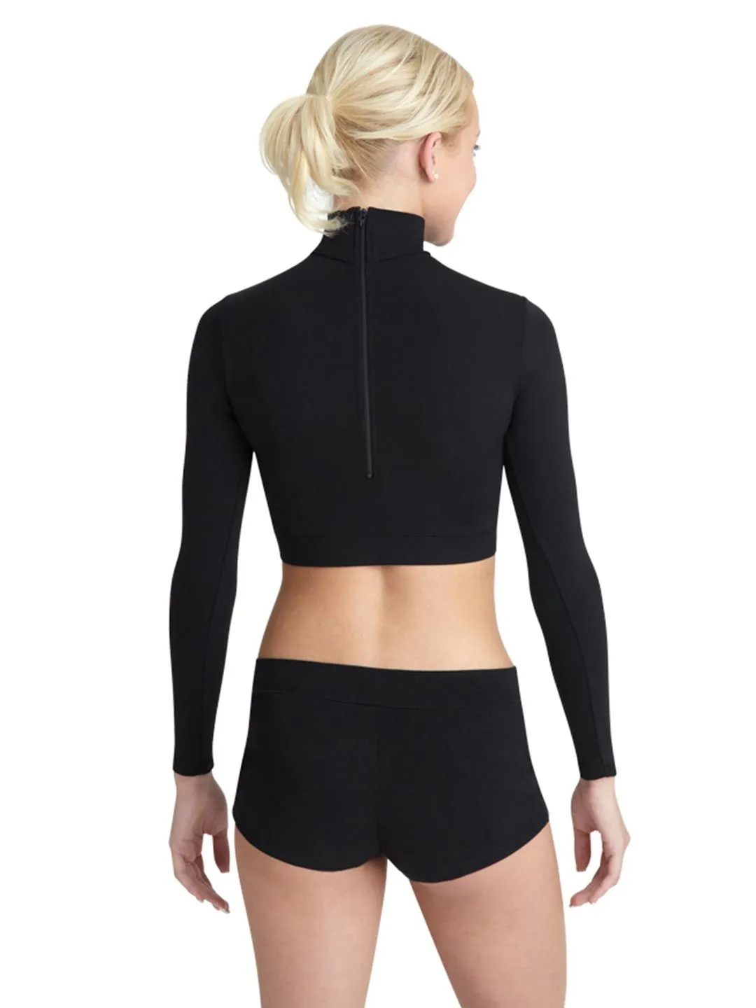 Capezio Women's Turtleneck Long Sleeve Top