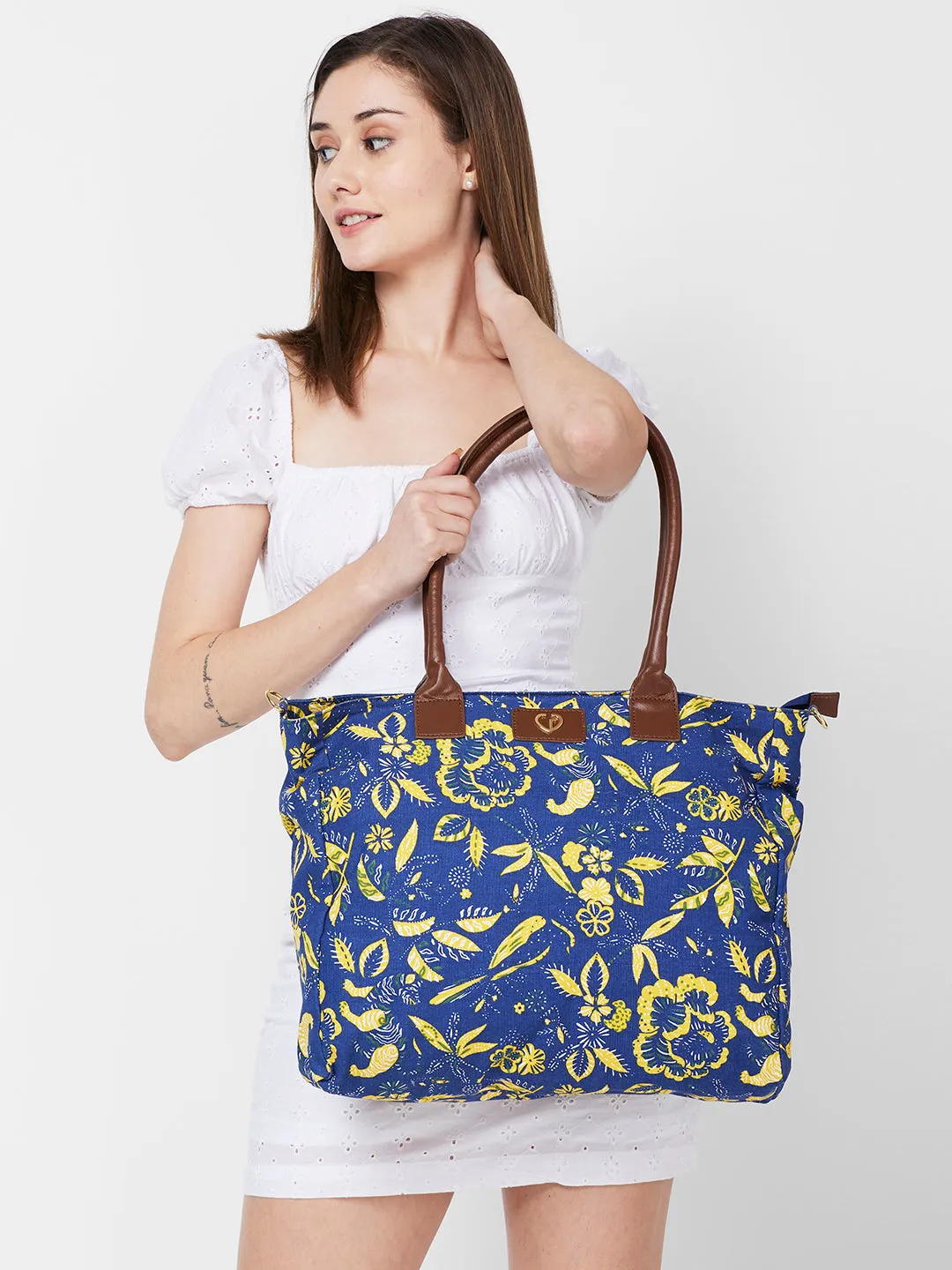 Caprese Hazel Tote Large Blue