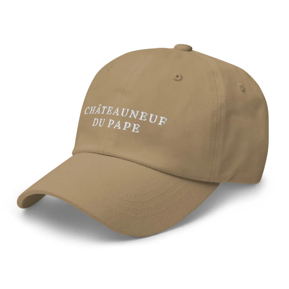 Chateauneuf Du Pape Cap White Font