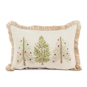 Christmas Tree Trio Pillow