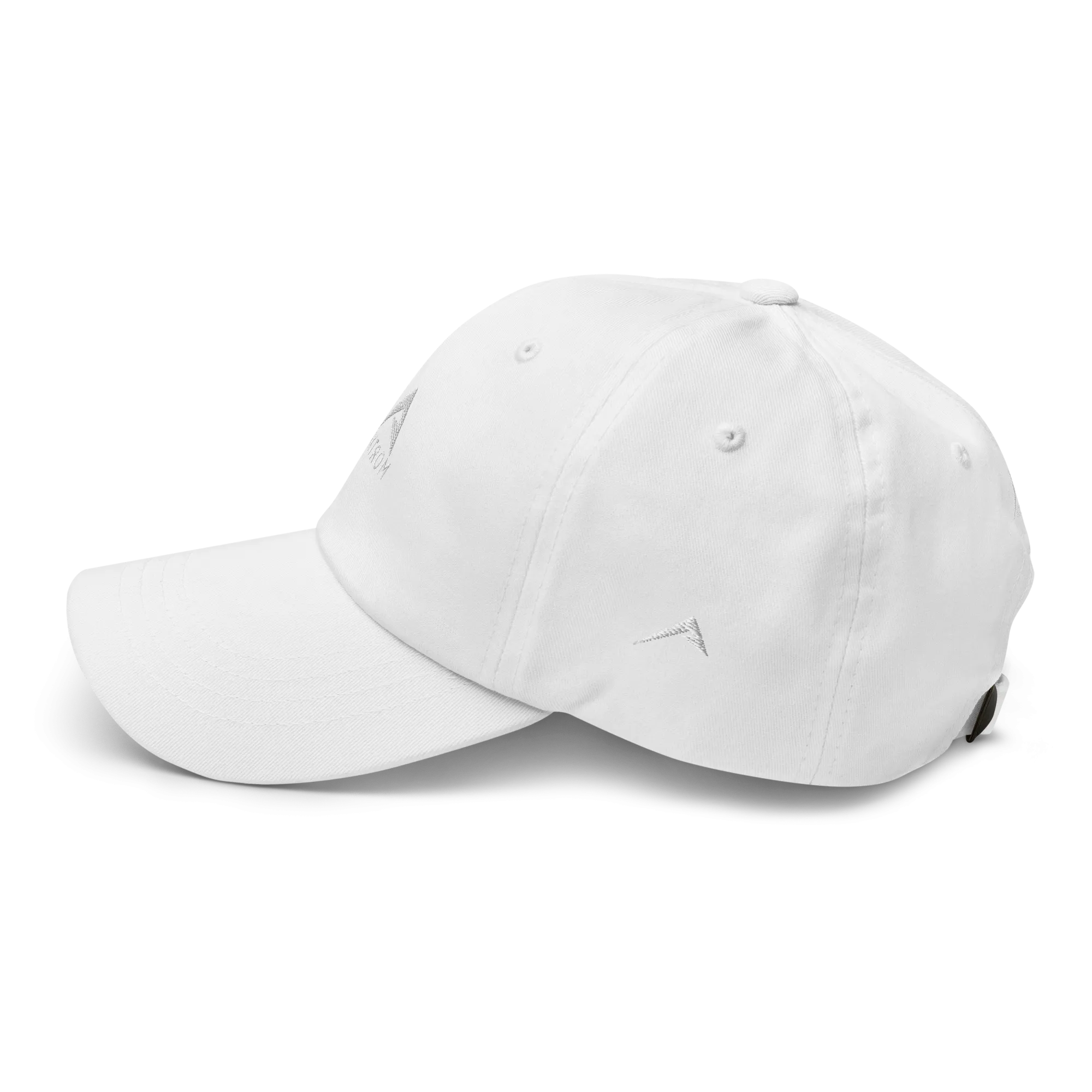 Classic curved hat (White/White)