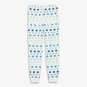 Clearance fit 2 grown-ups organic pj pant in snowy stars