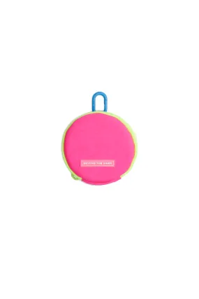 Colourblock Round Pouch