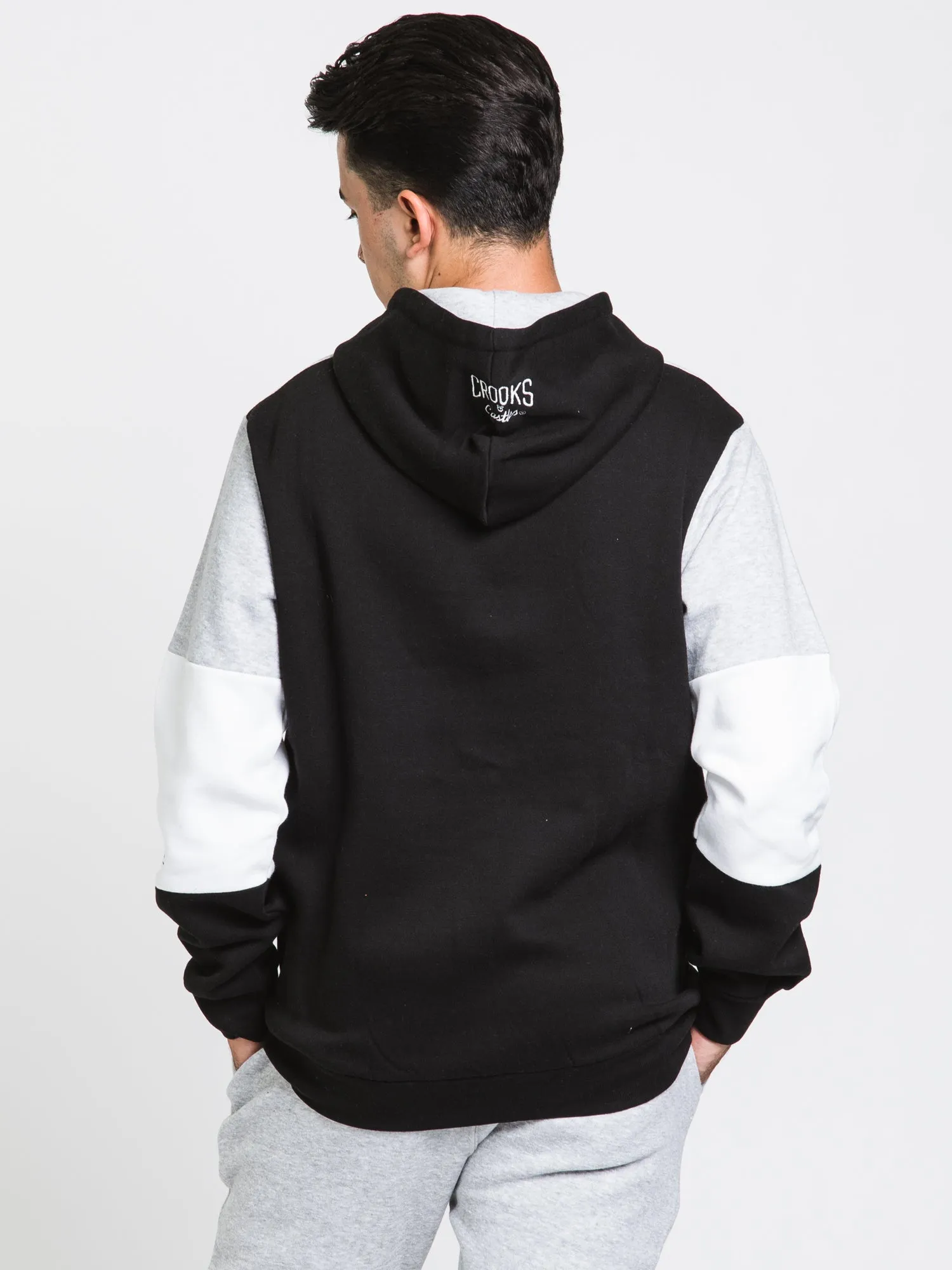 CROOKS & CASTLES CROOKS CASTLE BLOCK PULLOVER HOODIE - CLEARANCE