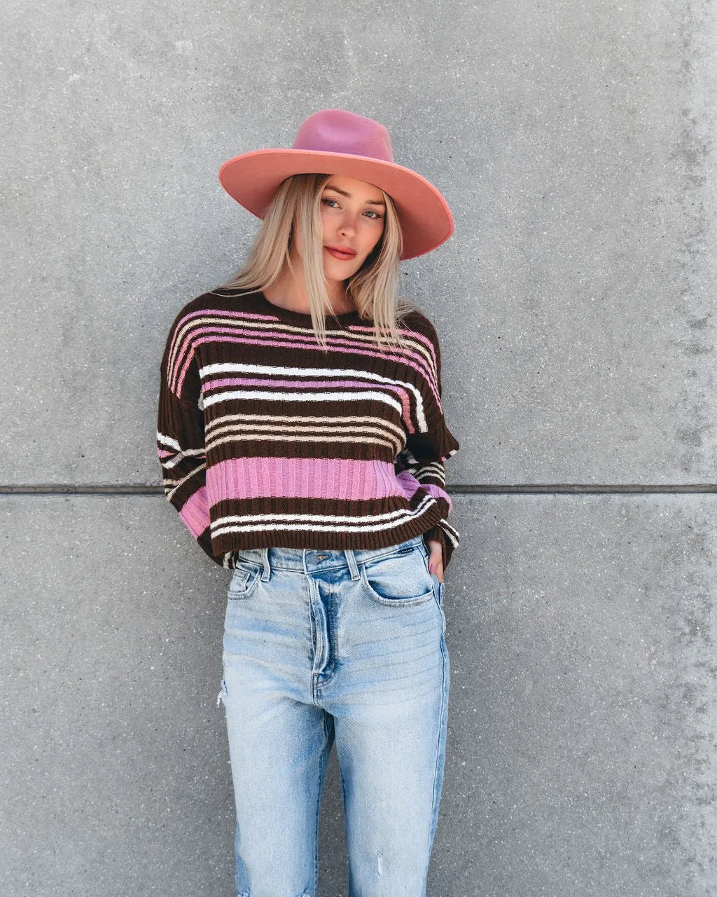 Daniella Multi Striped Sweater