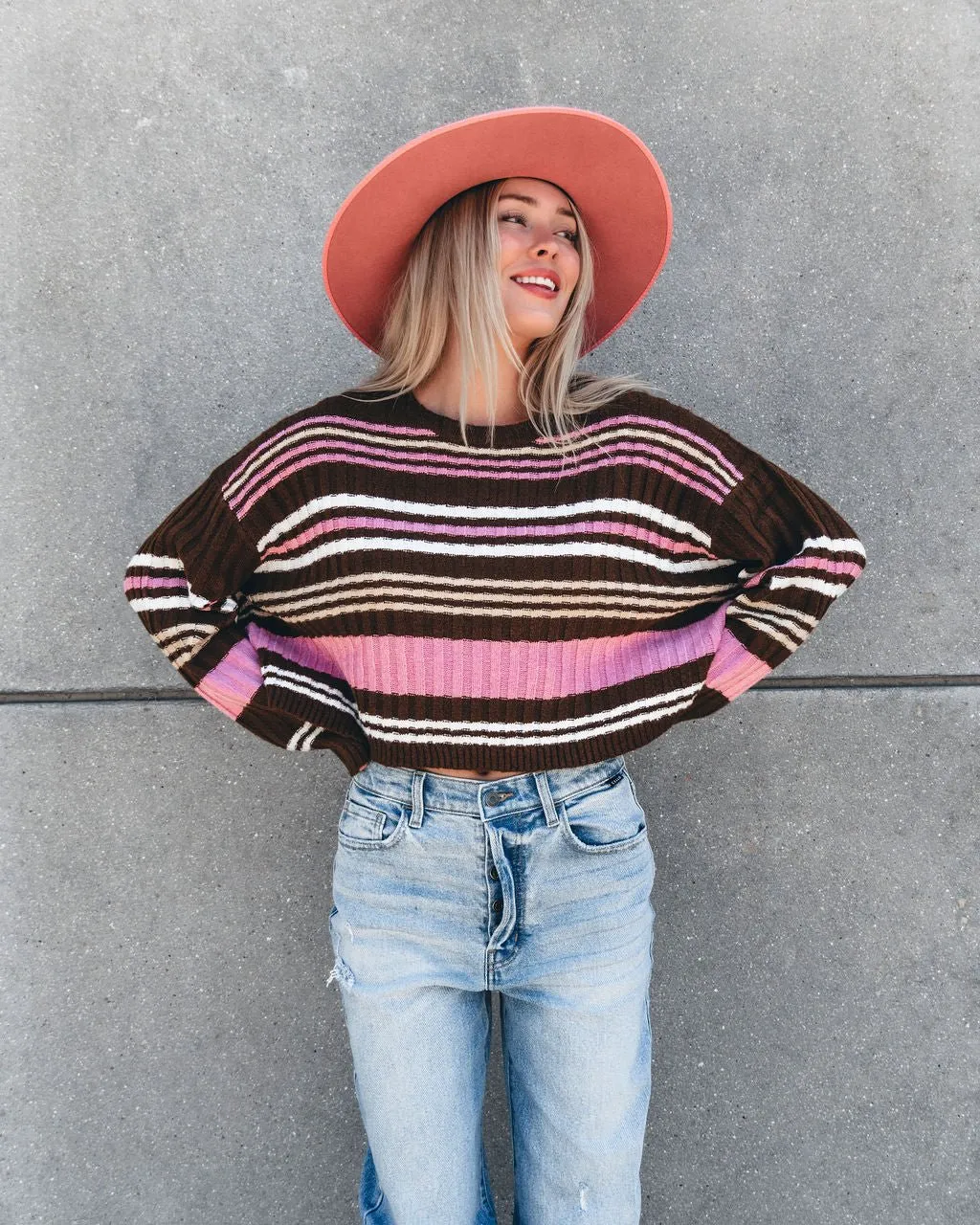 Daniella Multi Striped Sweater