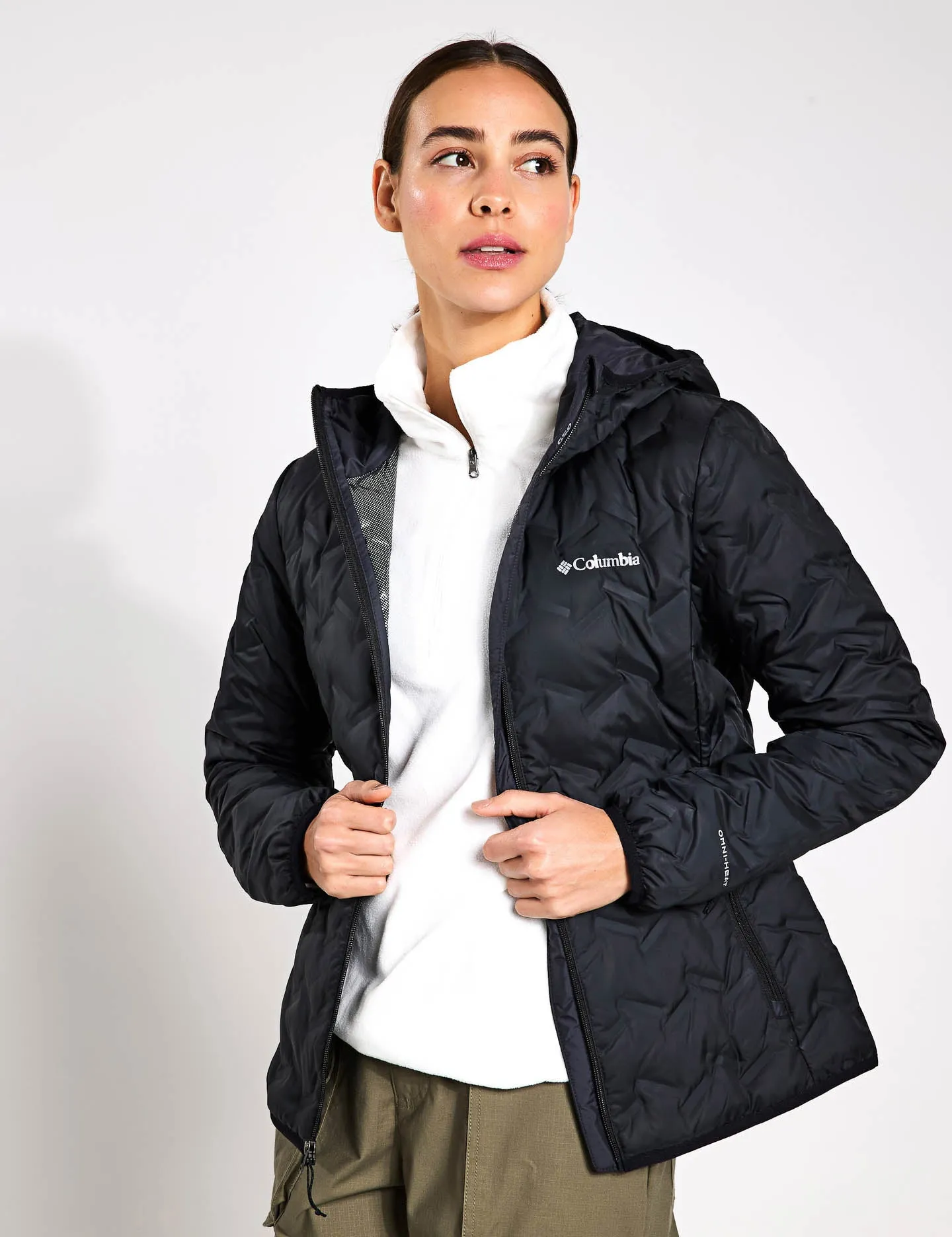 Delta Ridge II Down Hooded Jacket - Black