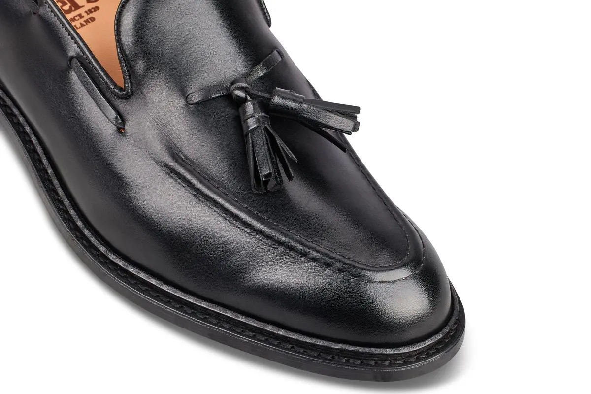 Elton Tassel Loafer - Black Box Calf