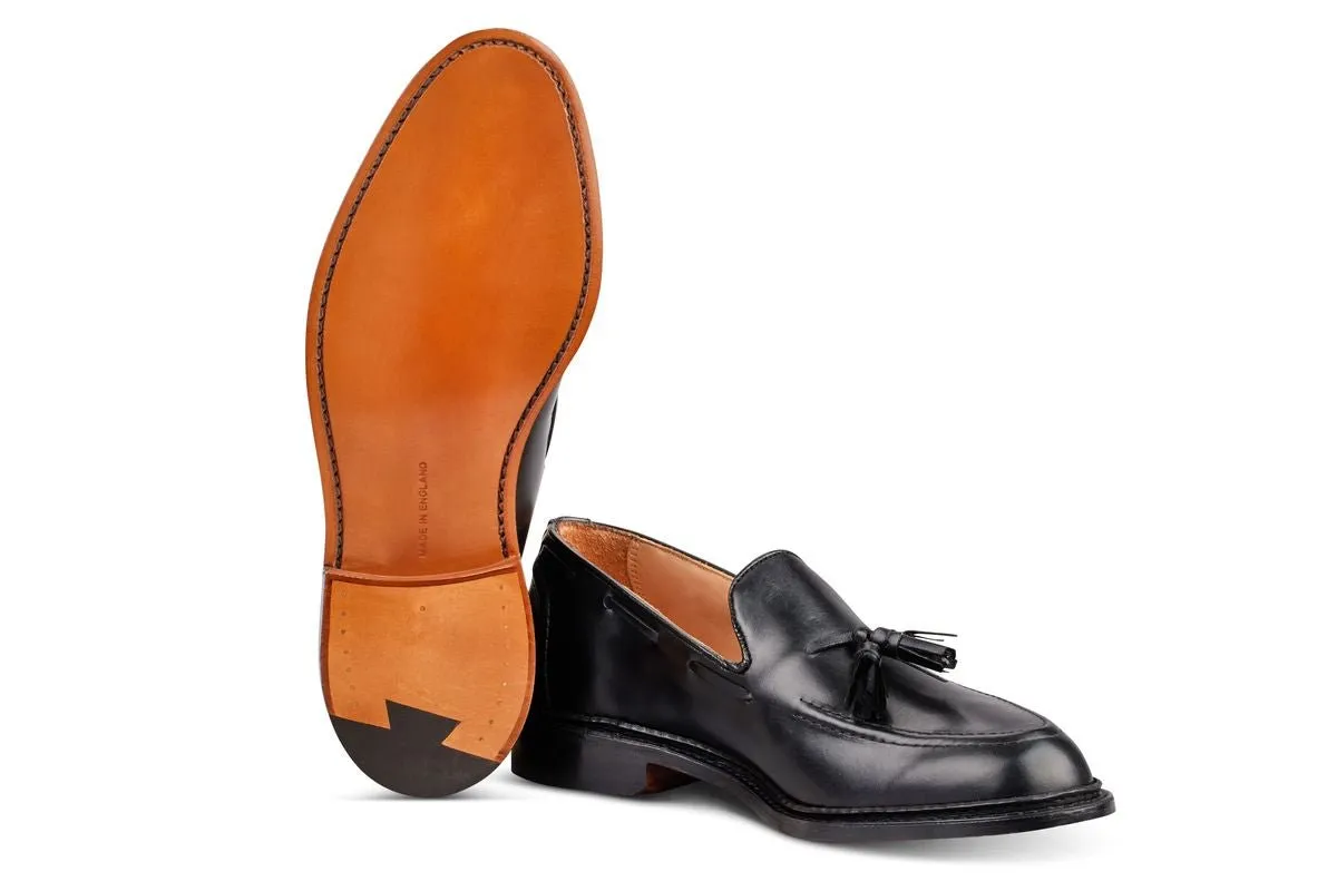 Elton Tassel Loafer - Black Box Calf