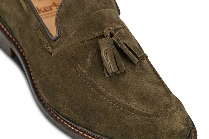 Elton Tassel Loafer - Earth Suede