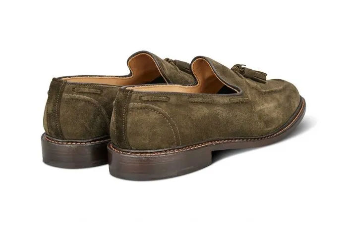 Elton Tassel Loafer - Earth Suede