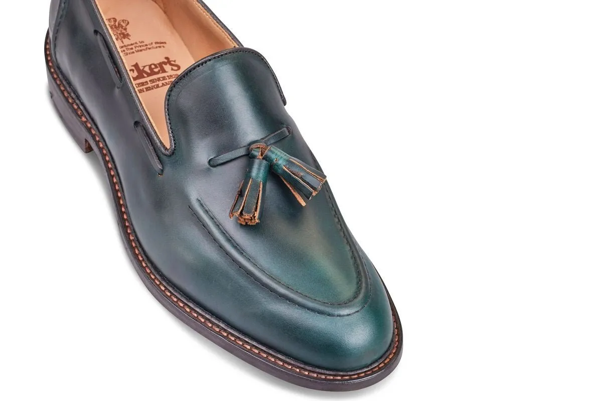 Elton Tassel Loafer - Green Cutter