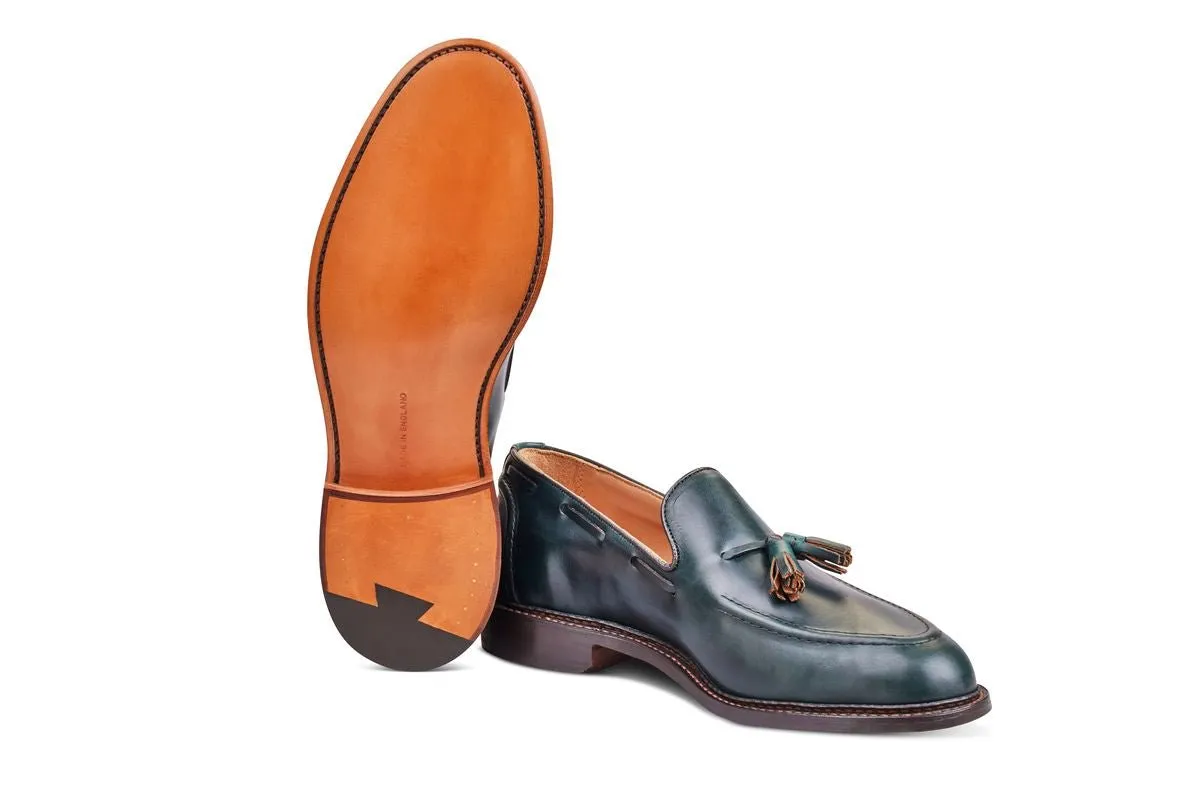 Elton Tassel Loafer - Green Cutter