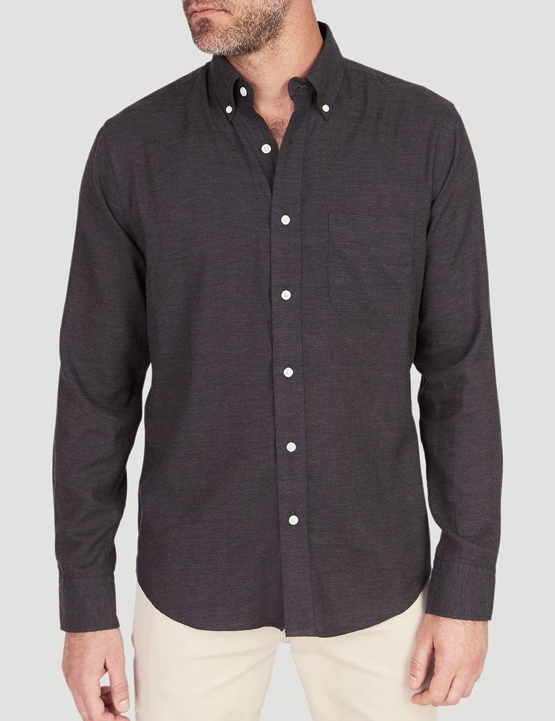 Faherty | Melange Oxford Shirt