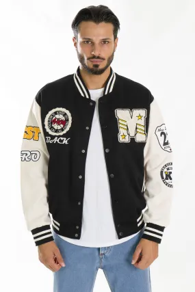 Felpa Uomo Giacca College Varsity ''M'' Art. FE171