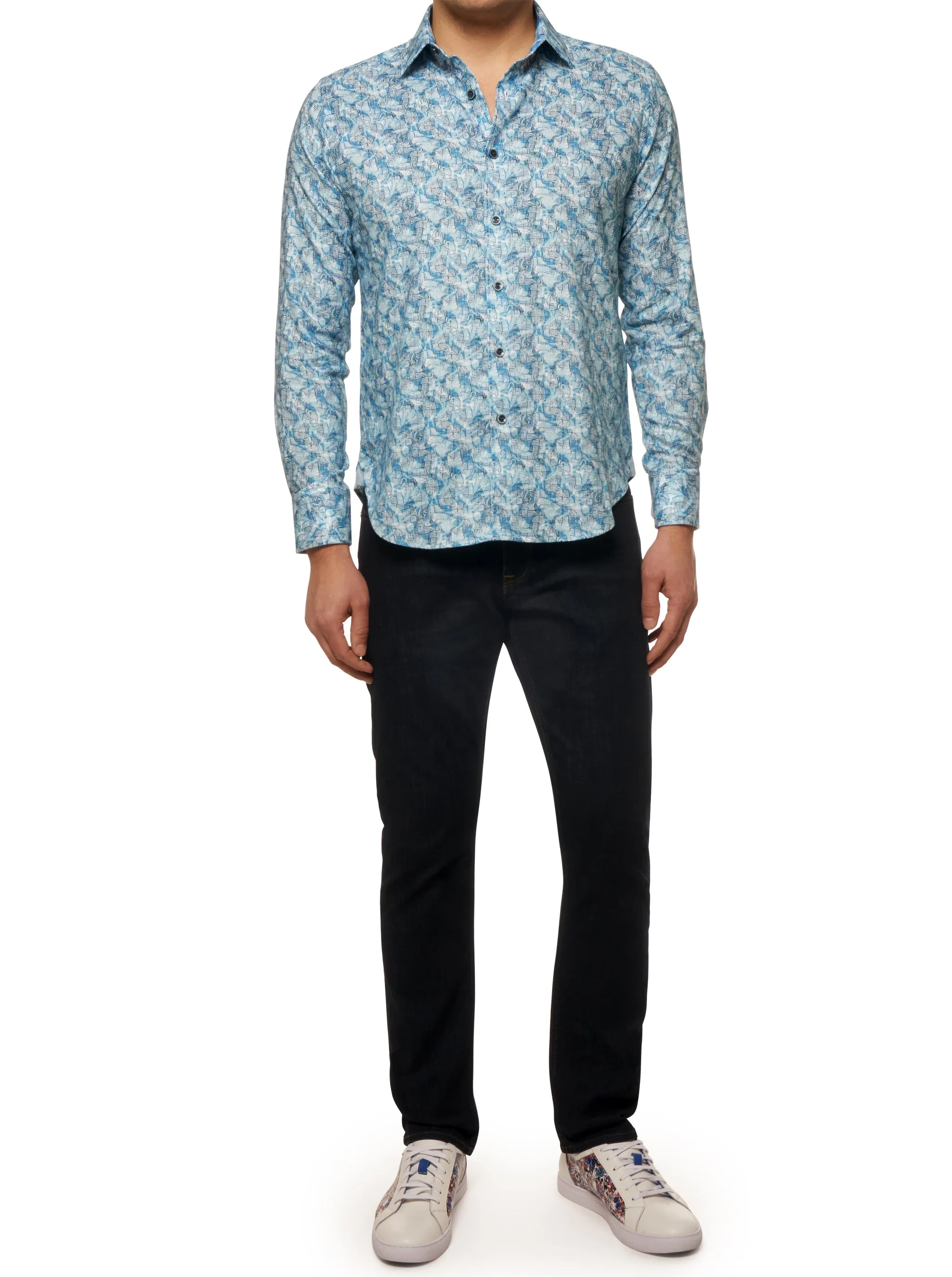 Geo Long Sleeve Shirt