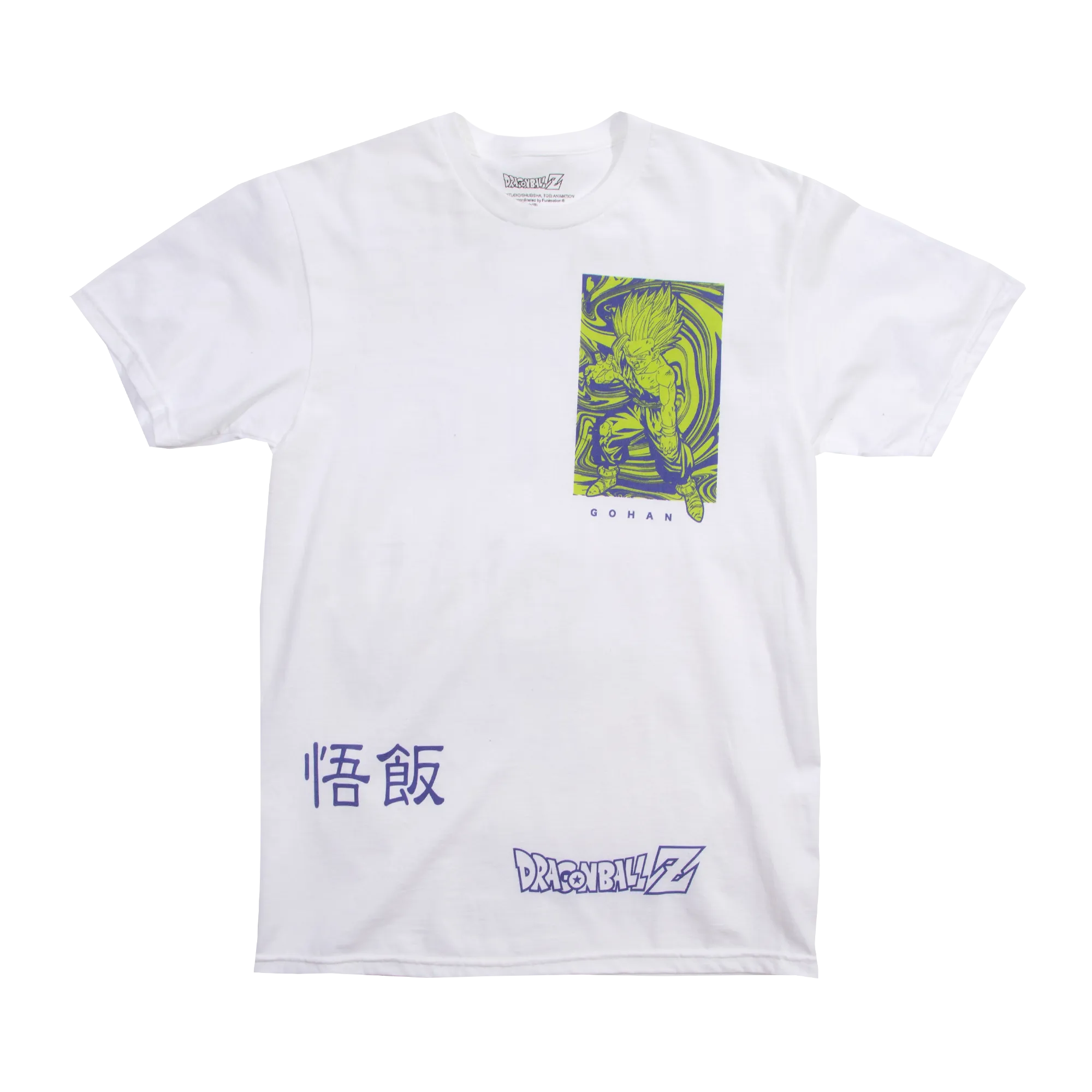 Gohan Oil Slick White Tee