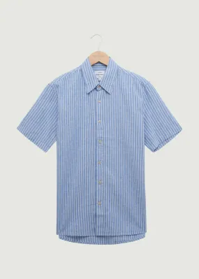 Grantley SS Shirt - Blue/White