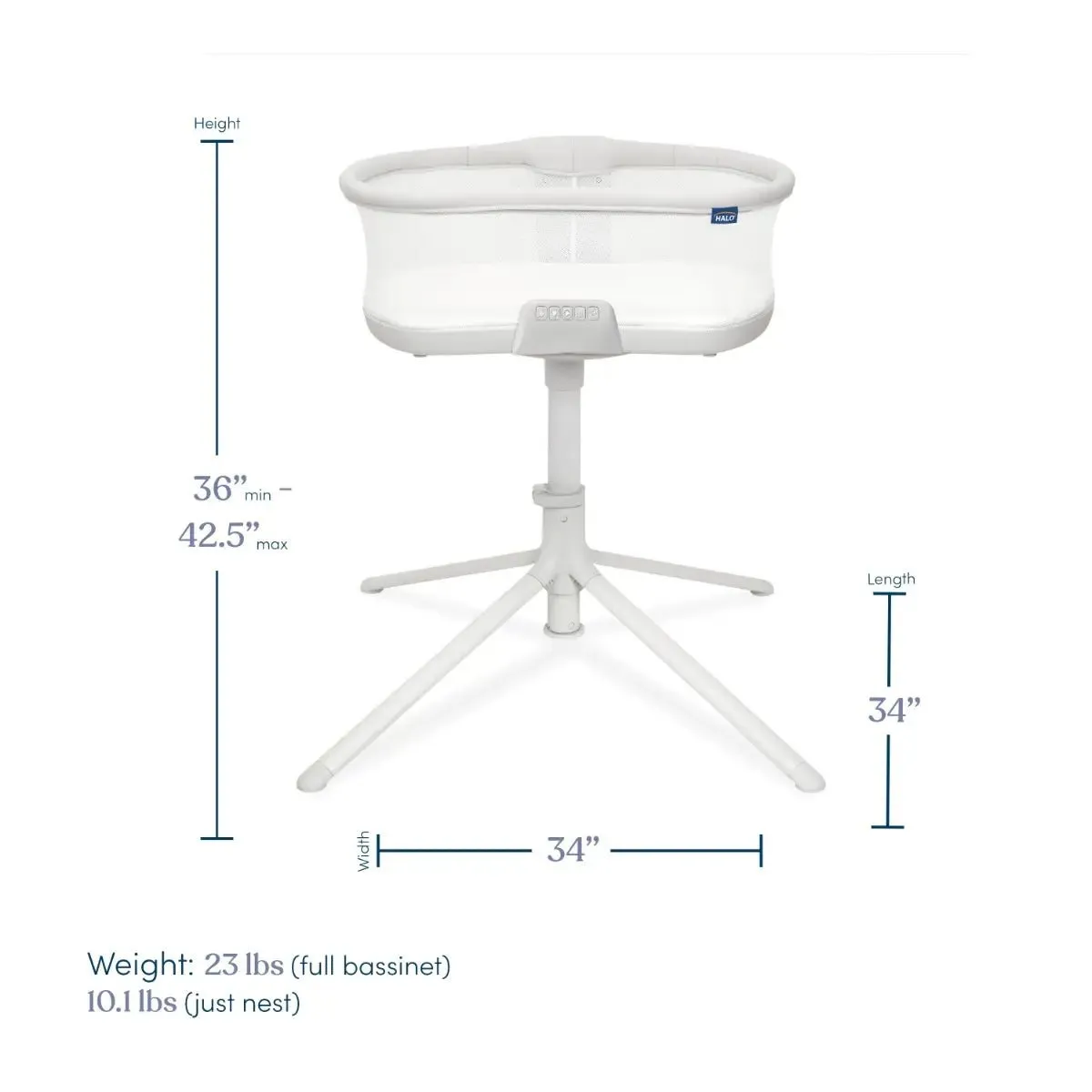 HALO Bassinest 3.0 Soothing Swivel Sleeper