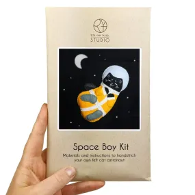 Hand Stitched Space Boy DIY Kit