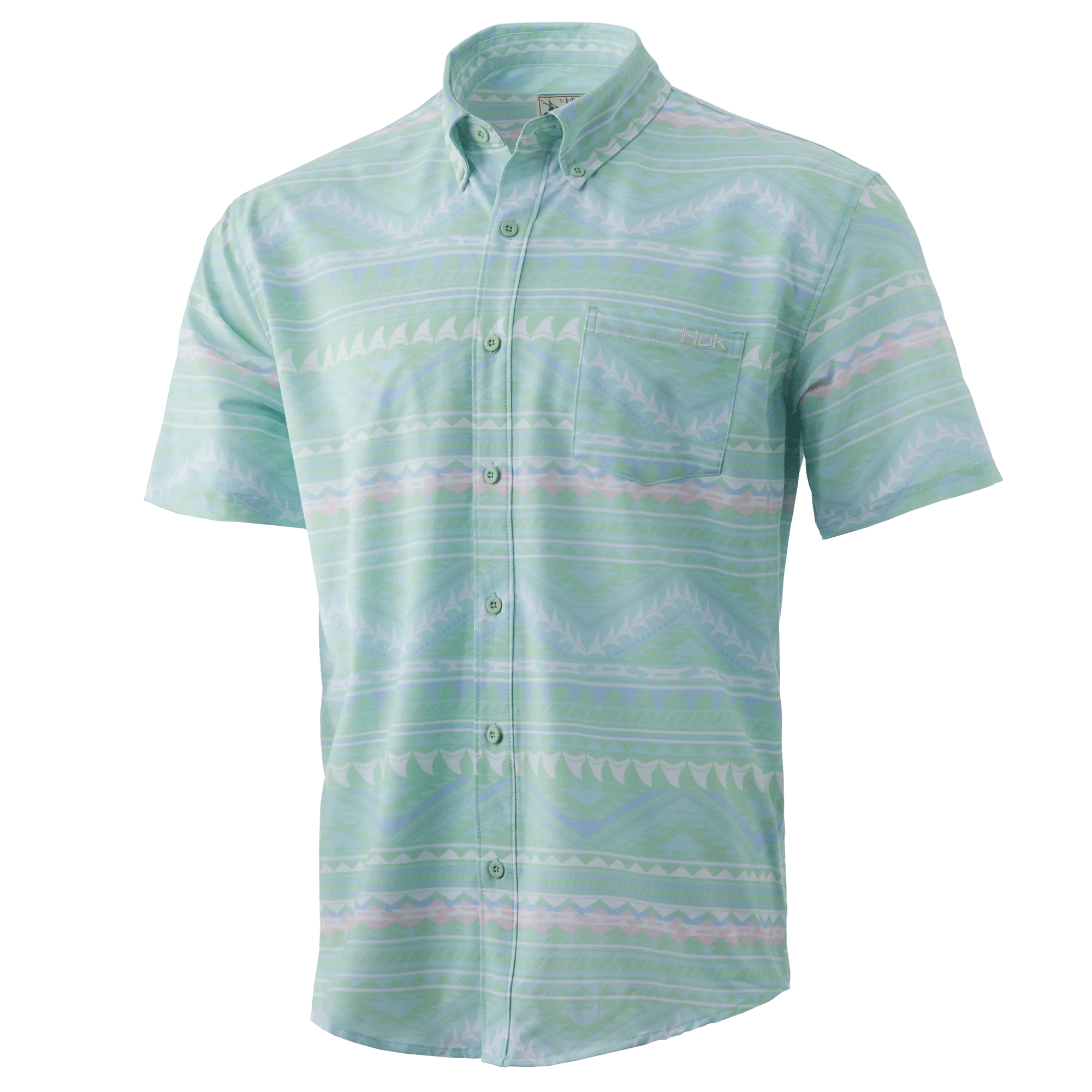 Kona Button Down- Key Lime