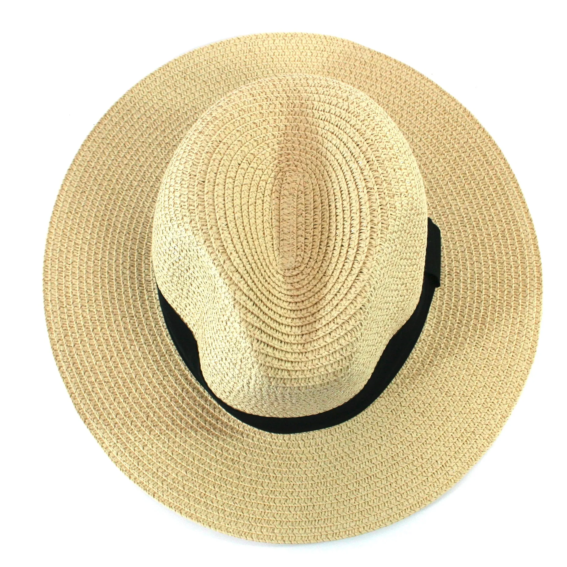 Large Folding Travel Panama Sun Hat (61cm)