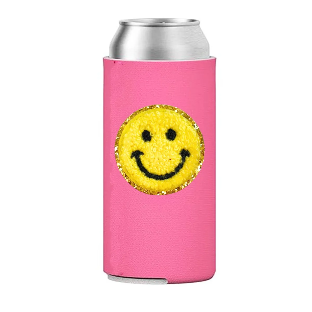 Letter Patch Icon Slim Can Koozie