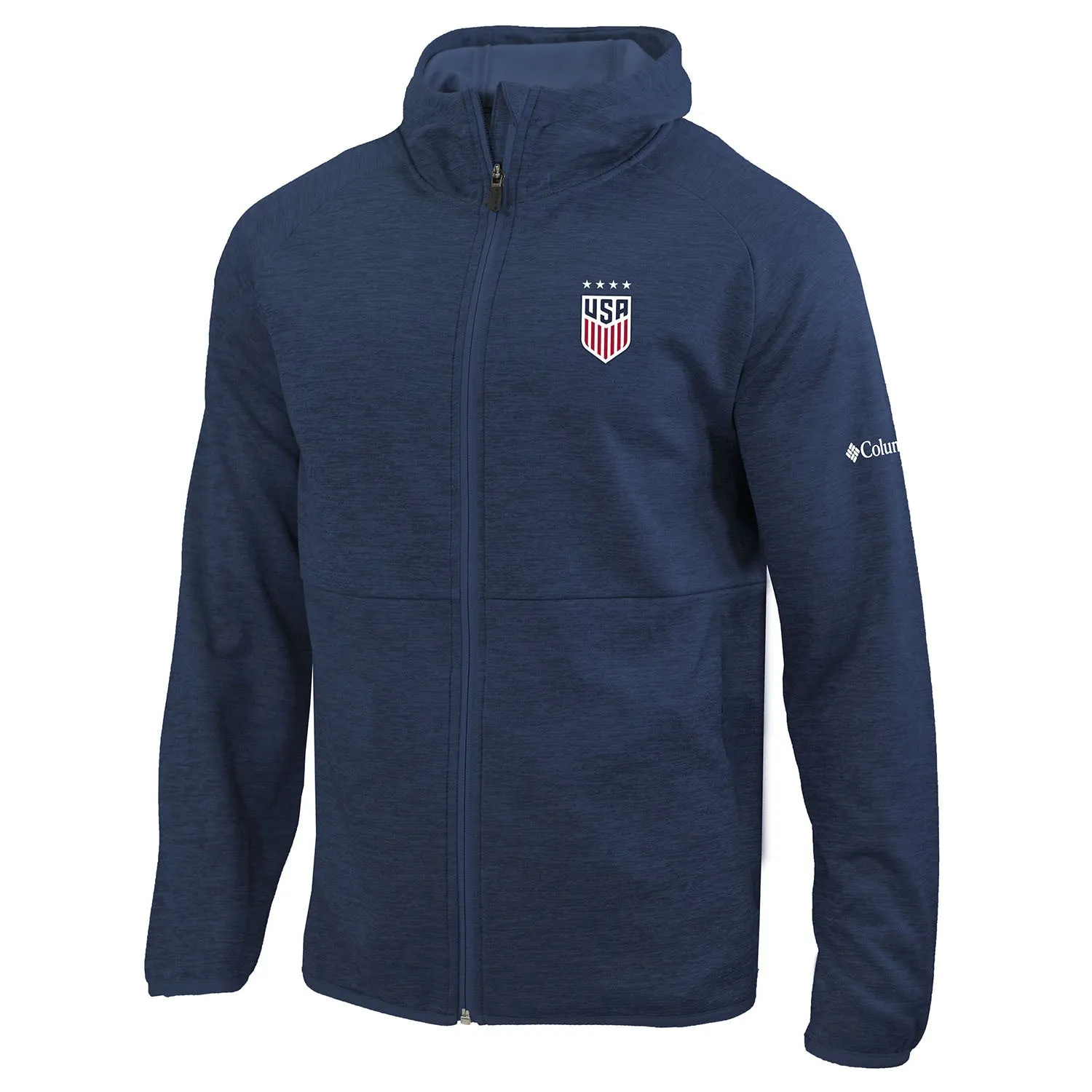 Men's Columbia USWNT It's Time Full Zip Navy Jacket