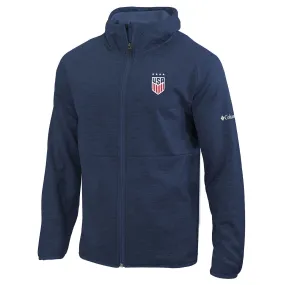 Men's Columbia USWNT It's Time Full Zip Navy Jacket