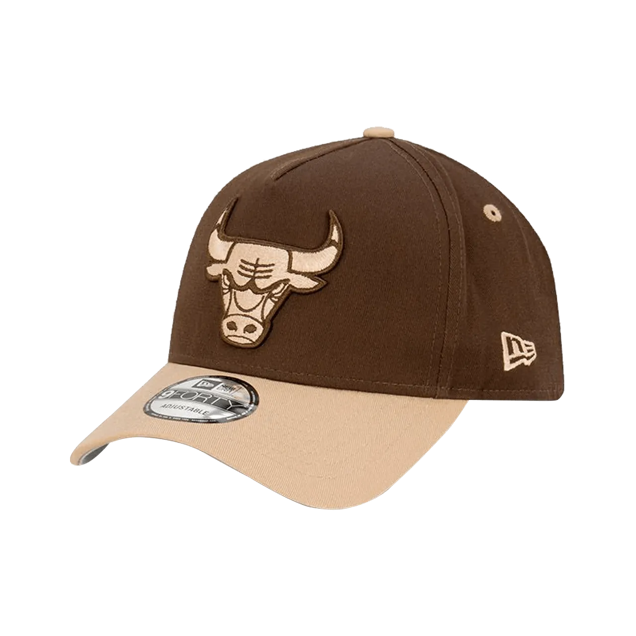 New Era Chicago Bulls Walnut K-Frame 9Forty Snapback Cap