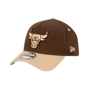 New Era Chicago Bulls Walnut K-Frame 9Forty Snapback Cap