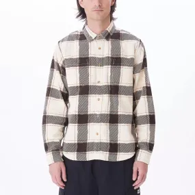 Obey Adrian Cord Woven Shirt - Unbleached