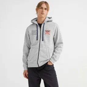 Polo Republica Men's USA Crest & 85 Embroidered Zipper Hoodie