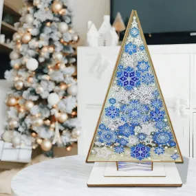 "Snowflakes" Crystal Art LED Tree