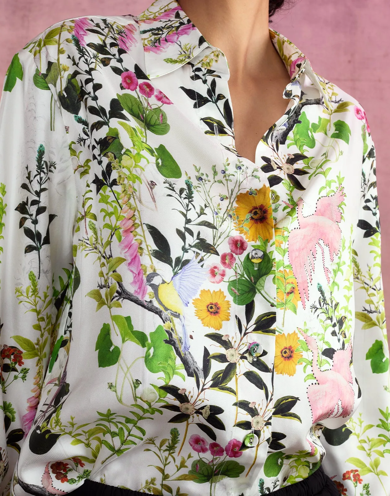 Secret Garden Silk Shirt